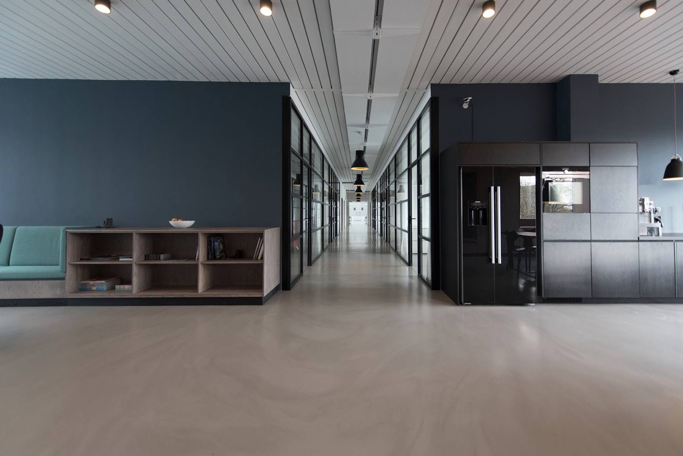 Bright modern workplace